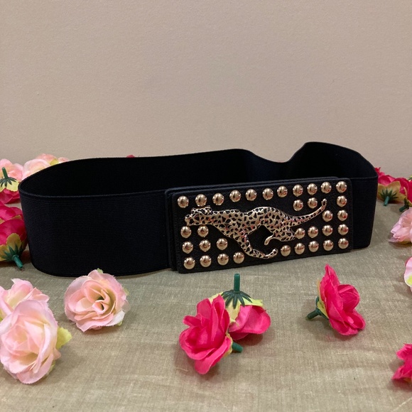 Torrid Cheetah Elastic Belt, Size 1X - Picture 2 of 10